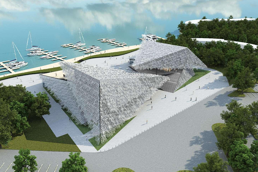 Центр туристического обслуживания озера Янчэн